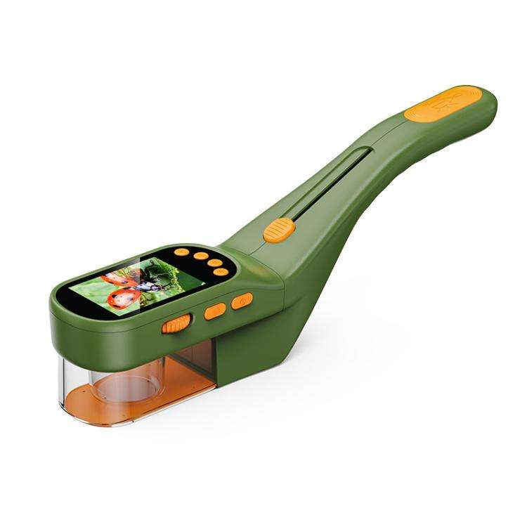 Science Kit - กล้องจุลทรรศน์พลาสติกสำหรับเด็ก 500X HD 1080P หน้าจอ IPS