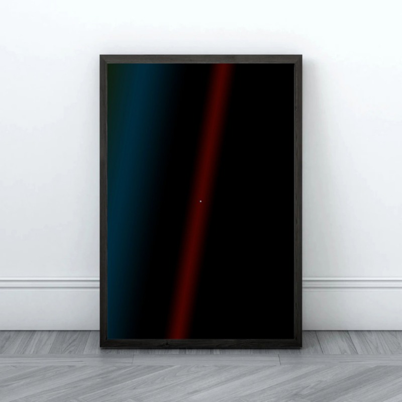 Pale Blue Dot พิมพ์โปสเตอร์ Vo - Star Map Poster บทวิจารณ์และราคา