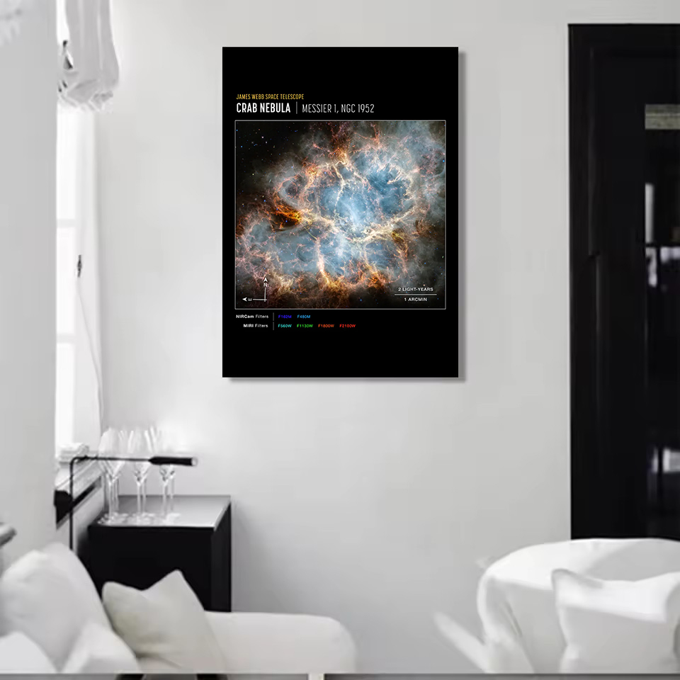 กล้องโทรทรรศน์เจมส์ เวบบ์ ภาพถ - Star Map Poster บทวิจารณ์และราคา